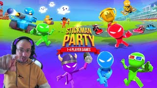 Mini Juegos Stickman Party 2 - 4 Jugadores Gameplay 2023 Android iOS - Tutorial Comentado 🤩 screenshot 1