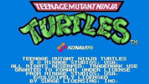 Teenage Mutant Ninja Turtles (Arcade) - Intro