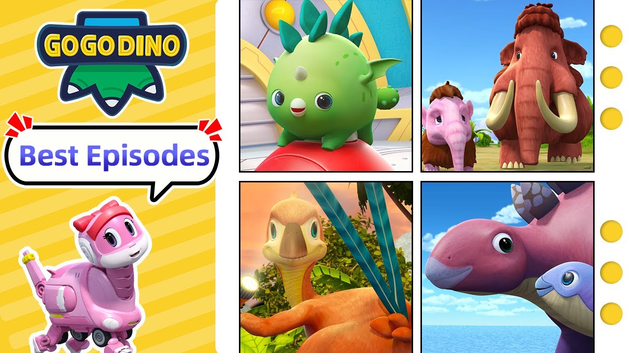 The Amazing Adventure with Misty! 🪽  | Mammoth + More | GOGODINO Best Episodes | Dinosaurs