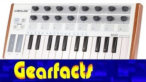 Worlde mini USB controller keyboard