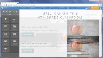 PDI Teacher Tip - Creating a Classroom Website with Weebly (Part 1)