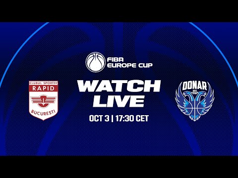 CS Rapid Bucuresti v Donar Groningen | Full Basketball Game | FIBA Europe Cup 2023-24