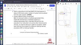 Microprocessors Tutorials 10