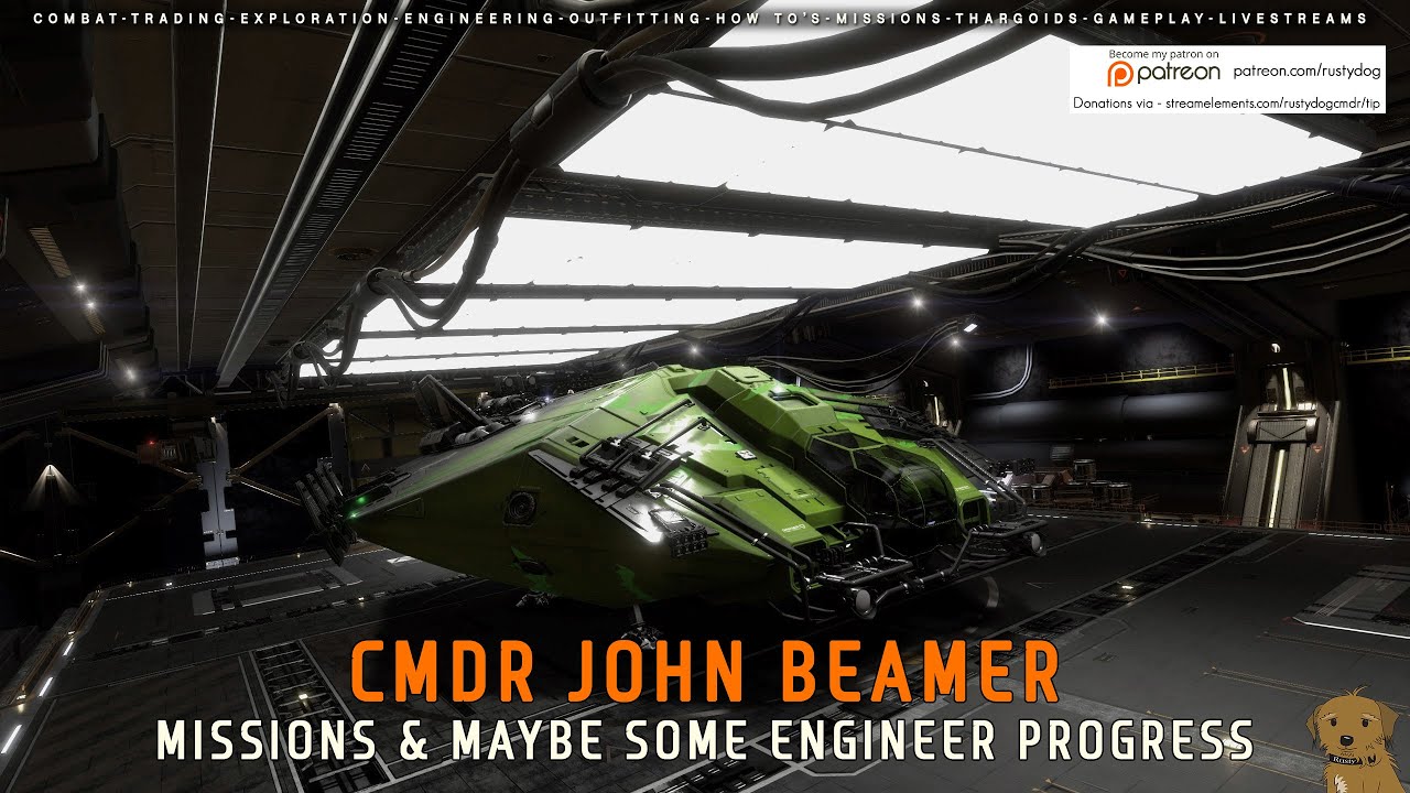 Elite Dangerous Odyssey Missions & Maybe some Engineers progress