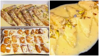 3 Easy Bread  Recipes | Dessert Recipes | Bread Desserts | Classic Kitchen Recipes