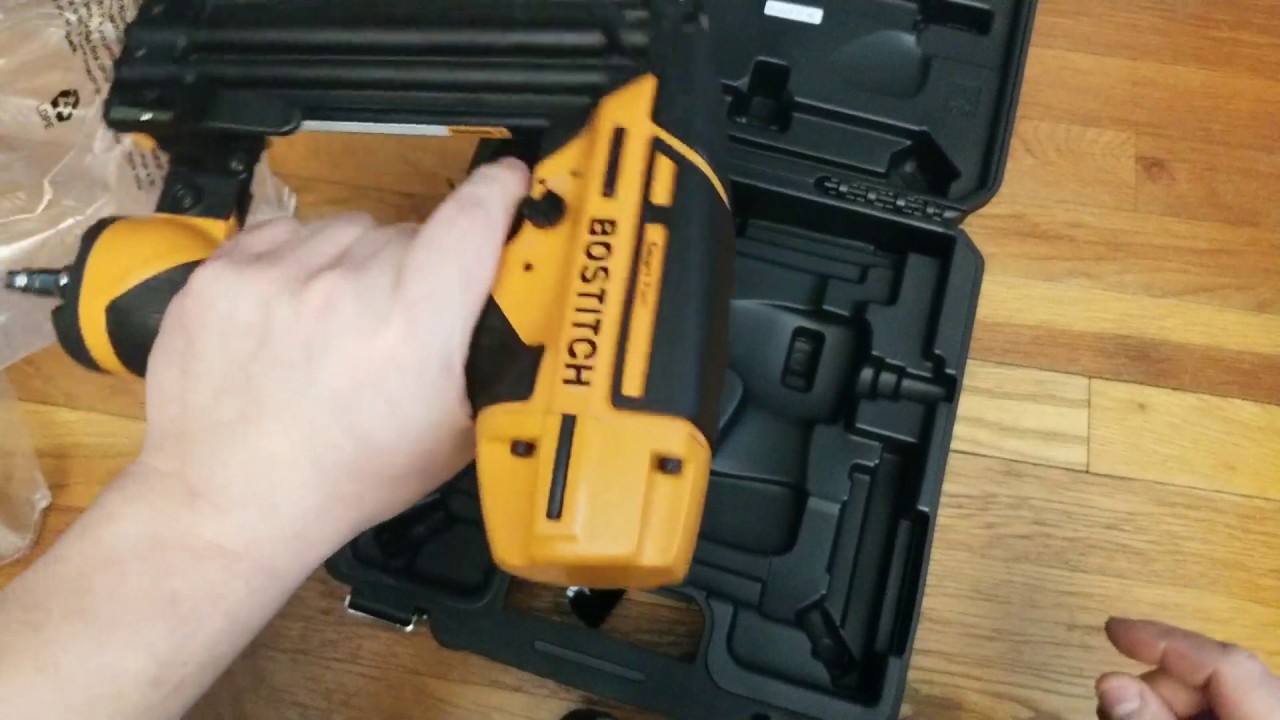 Bostitch 18 ga smart point brad nailer YouTube