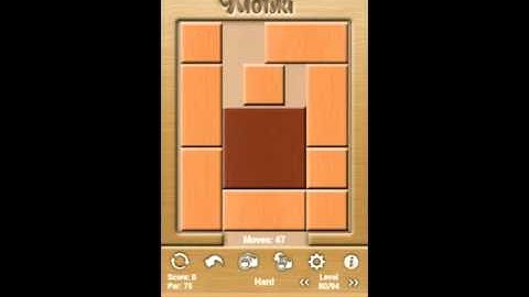 Klotski Hard Level 80/94 par solution