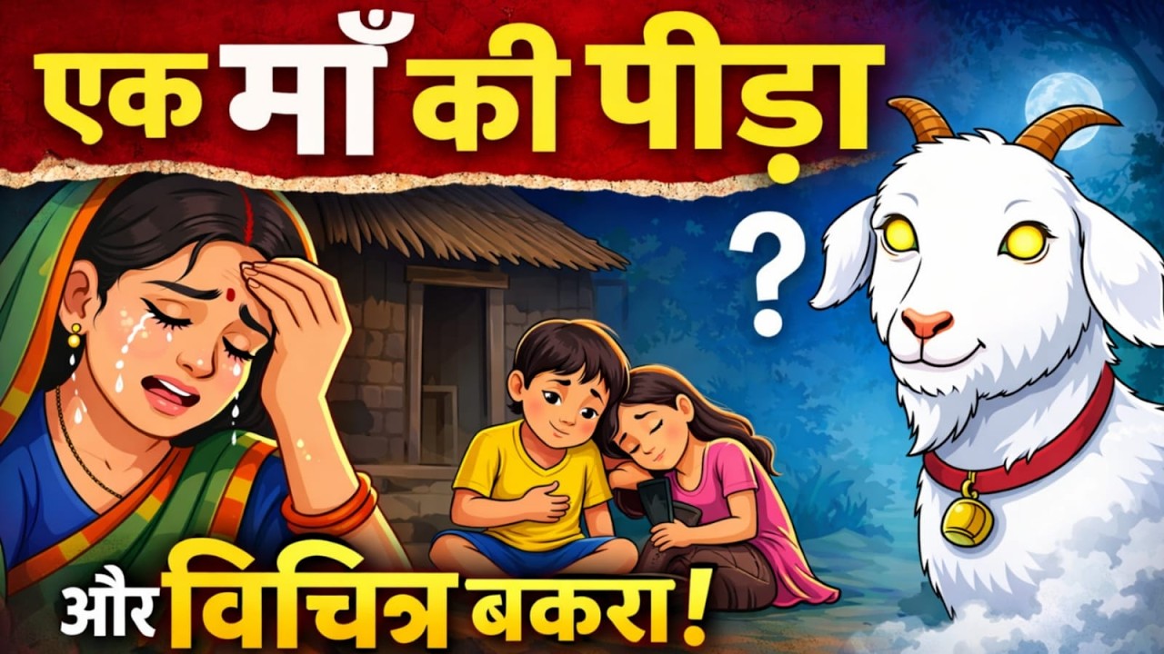 एक माँ की पीड़ा | विचित्र बकर | Moral Story | Cartoon Kahani | hindi story | OURTOONS