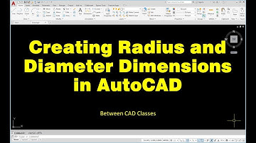 Creating Radius and Diameter Dimensions in AutoCAD