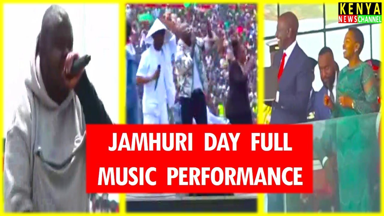 Mejja, Daddy Owen, JuaKali & other Artists entertain Ruto at Jamhuri Day Celebrations Uhuru Gardens