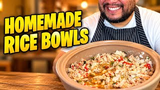 Homemade Rice Bowls