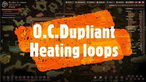 RIME: O.C.Duplicant challenge : Part 12 - Heating Loops (Oxygen Not Included)