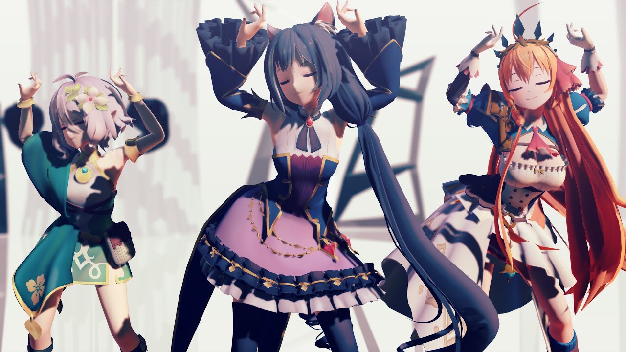Princess Connect! MMD】Crab Rave【4K 60fps】 - YouTube