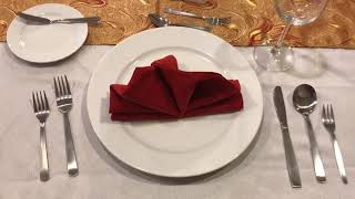 French Table Set up