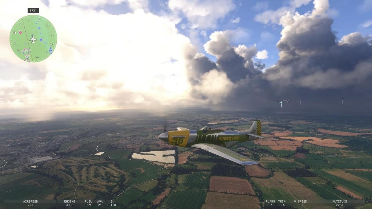 Microsoft Flight Simulator 2024 Mustang action