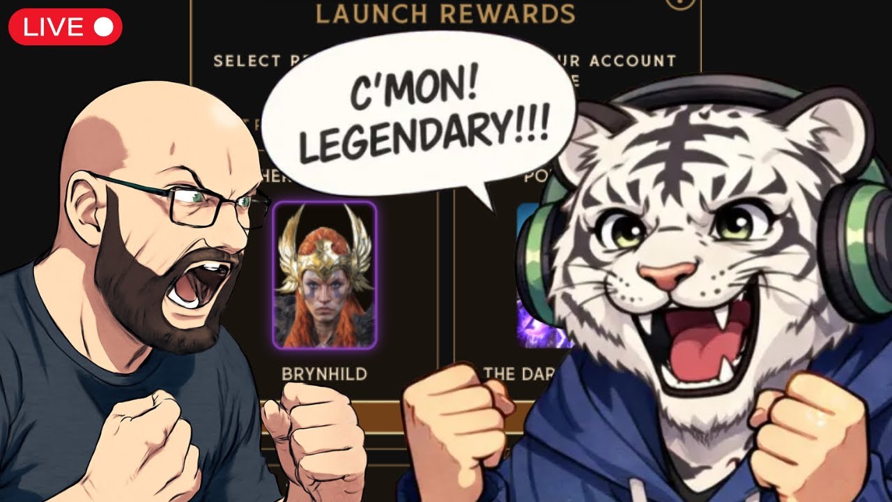 Can WhiteTiger FINALLY pull a LEGENDARY after 1960 pulls!? - LIVE! Godforge Quests!