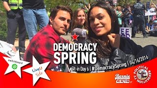 Democracy Spring Sit In Day 6 Public Stream