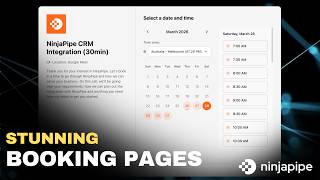 Design Stunning Booking Pages with NinjaPipe
