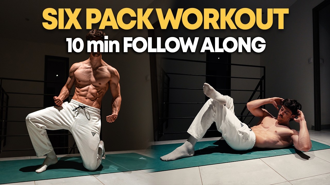 10 min ABS & Core Workout at Home | Follow along - YouTube