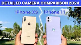 iPhone 11 VS iPhone XS Camera Comparison in 2024🔥| Detailed Camera Test in Hindi⚡️