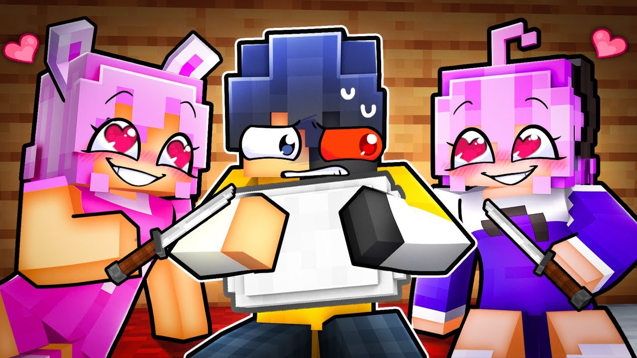 ONE BOY at an ALL YANDERE Sleepover!