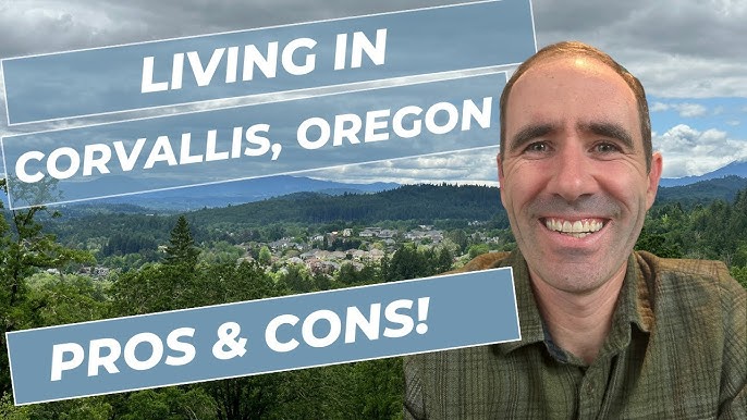 Downtown Corvallis, Oregon (and more) Walking Tour 4k 