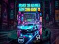 I Built a 3D Game in 10s with ZERO Coding! 🤯 (v0.dev AI) #shorts #ai #gamedev