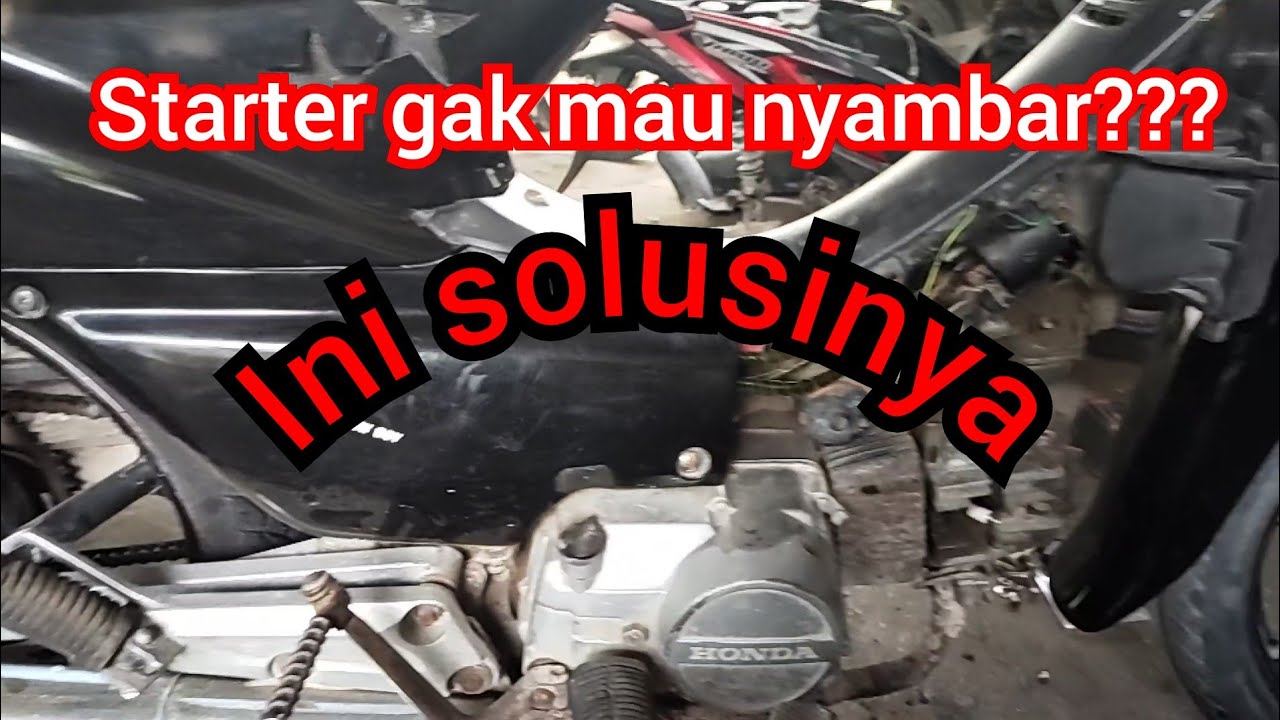 Di Engkol Hidup Tapi Di Starter Tangan Gak Hidup || SupraX