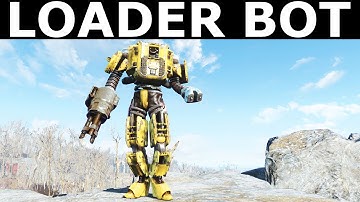Fallout 4 Automatron - Loader Bot Borderlands Robot (Custom Made Automatron Companion Build)
