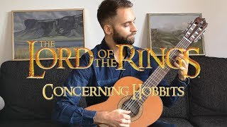 Video thumbnail of "Concerning Hobbits - The Lord of the Rings on Guitar"