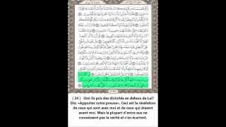 Sourate Al Anbiya (Les prophètes) - Abdul Rahman Al Sudais - Traduite en Français