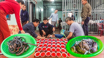 Mùi Khói Bếp I Cỗ Quê Nhà Lòng Lợn Tiết Canh Ngày Mưa Rét