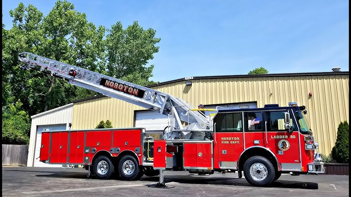 Fire Apparatus Slide Orlando FL Fire Dept Tower 1 1985 Sutphen Aerial Tower  FL26