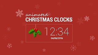 Animated Christmas Clocks: Christmas delivered to your home screen. screenshot 2