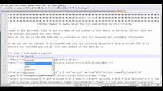LFI to Shell By Security idiots YouTube
