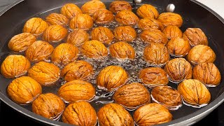 Throw the walnuts into boiling water! Top 2 delicious and easy recipes from my grandmother!