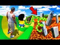 Shinchan and franklin tried the impossible giant lava water slide challenge  in gta 5