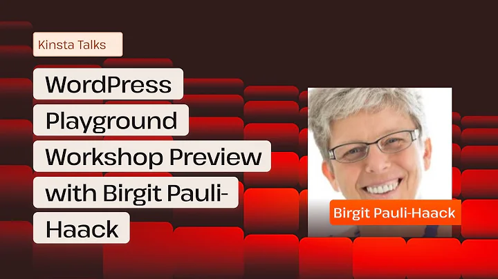 WordPress Playground Workshop Preview with Birgit Pauli-Haack