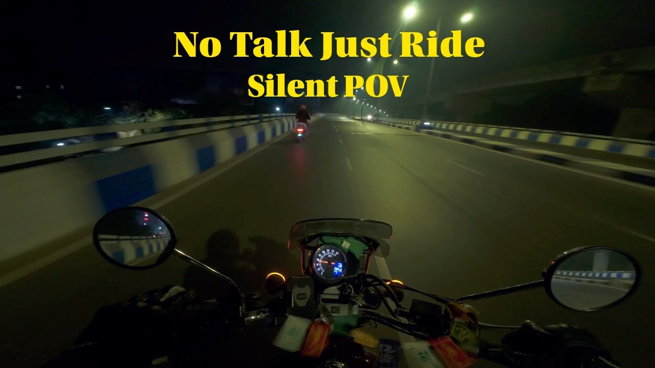 Not Your Usual Night POV | City Lights & Exhaust (CB350)