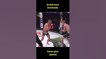brutal mma knockouts Aaron pico