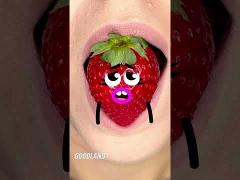 Goodland Mouth Crushing Strawberries Doodles Animation Cartoon GOODLAND 