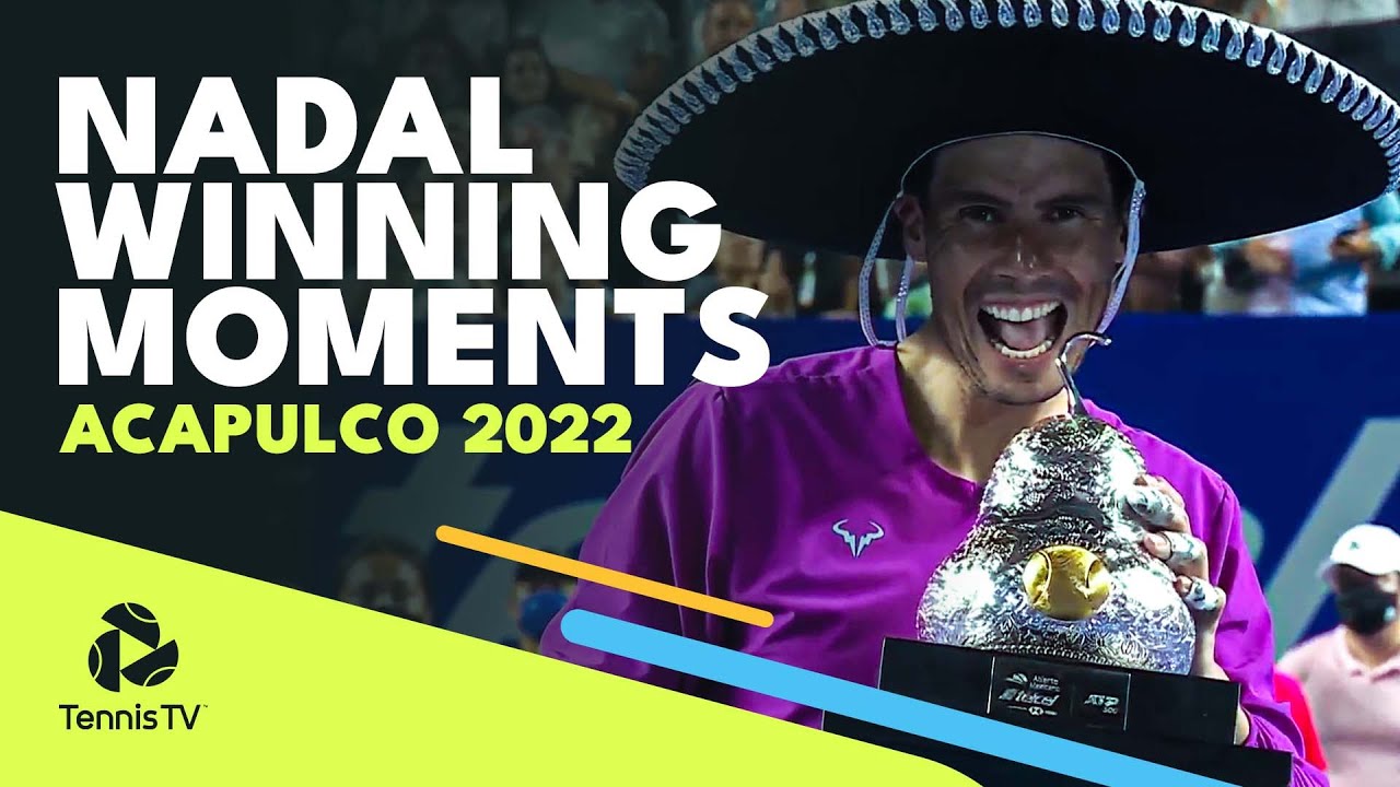 Rafa Nadal Championship Point, Speech and Trophy Lift in Acapulco!