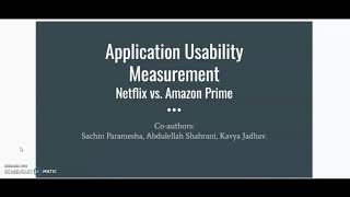 Application Usability Measurement between Netflix & Amazon Prime Video