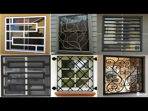 100 Modern windows grill design ideas - Window iron grill