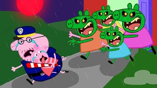 Peppa Zombie Apocalypse, Zombies Appear At The Pig City‍♀ | Peppa Pig Funny Animation