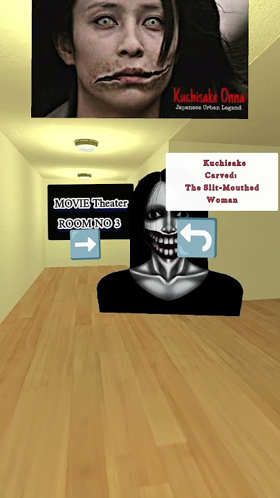 EVEN KUCHISAKE ONNA GOT SCARED OF HERSELF 😱🎬😂 #funnyshorts!😂🎬👻 #funnyshorts #kuchisakeonna