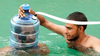 Underwater Helmet Crazy innovation - पानी के अंदर सास लेने का देसी जुगाड़