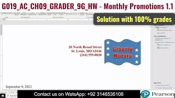 G019_AC_CH09_GRADER_9G_HW - Monthly Promotions 1.1 | Access 9G Monthly Promotions #access_9g#g019_ac