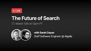 Famous The Future of Search (with Sarah Dayan) Profile