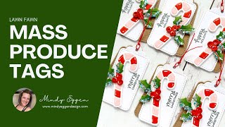 Make CHRISTMAS TAGS In Bulk Fast & Easy!